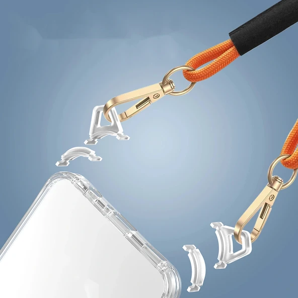 Samsung A06 Kılıf Airbagli Takılabilir Askı Aparatlı Snap Silikon Kapak - Resim 3