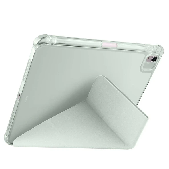 iPad Air 11 2025 M3 Kılıf Tri Folding Kalem Bölmeli Standlı Kılıf - Resim 9