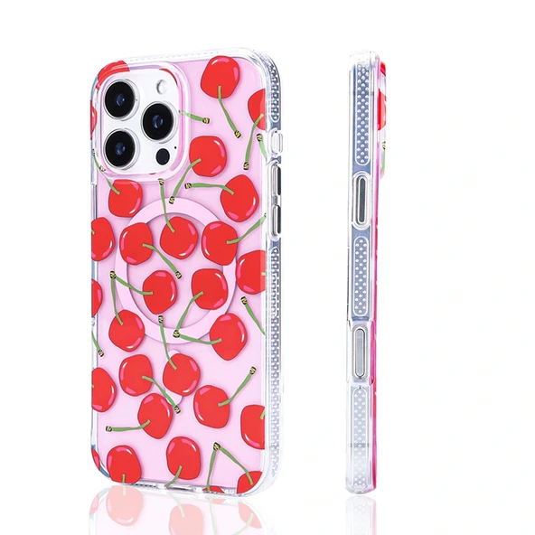 iPhone 16 Pro Kılıf M-safe Şarj Özellikli Stilo Kapak - Resim 5