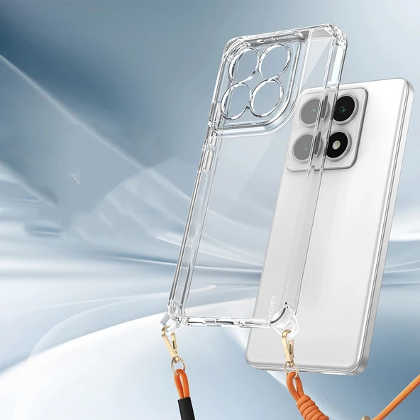 Xiaomi 14T Kılıf Airbagli Takılabilir Askı Aparatlı Snap Silikon Kapak - Resim 5