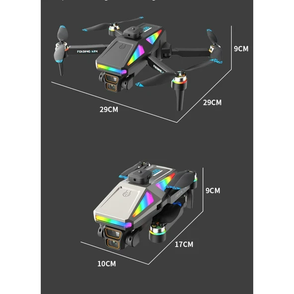 Ozmik S5 Pro Gençler ve Yetişkinler İçin Çift Kameralı Uzaktan Yüksek Çözünürlüklü Hd Drone - Resim 5