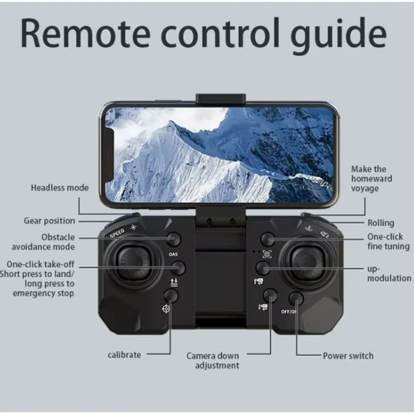 Ozmik A17 Kolay Kullanımlı Eğitim Drone HD Kamera, 360d Engel Algılama,Taşıma Çantalı - 10