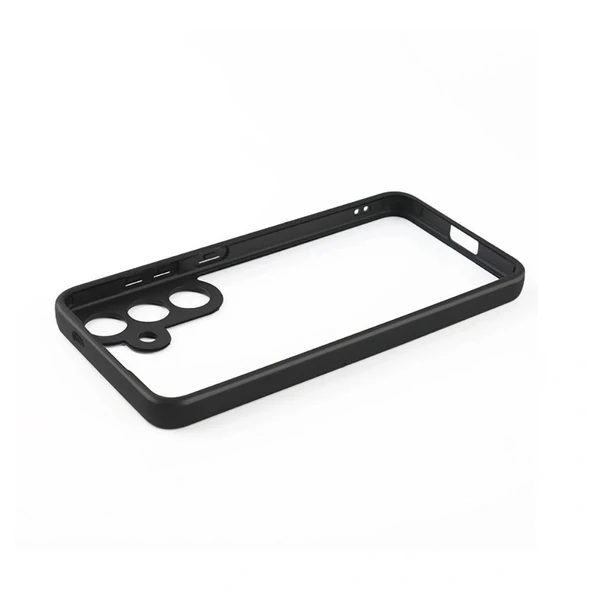 Samsung S24 Kılıf Kamera Korumalı Şeffaf Arka Yüzey New Roll Kapak - Resim 8