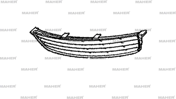TAMPON IZGARASI COROLLA 2008-2010 53112 12210 ürün görseli