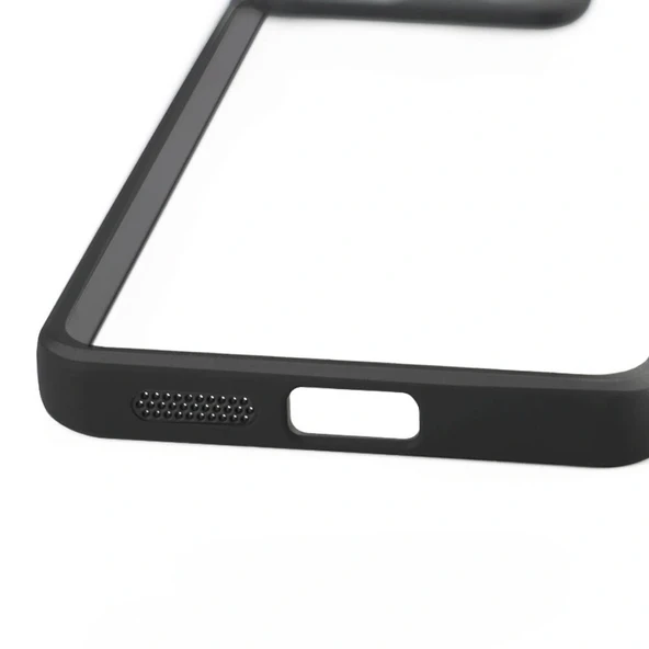 Xiaomi Redmi Note 13 Pro 5G Kılıf Kamera Korumalı Şeffaf Arka Yüzey New Roll Kapak - Resim 2