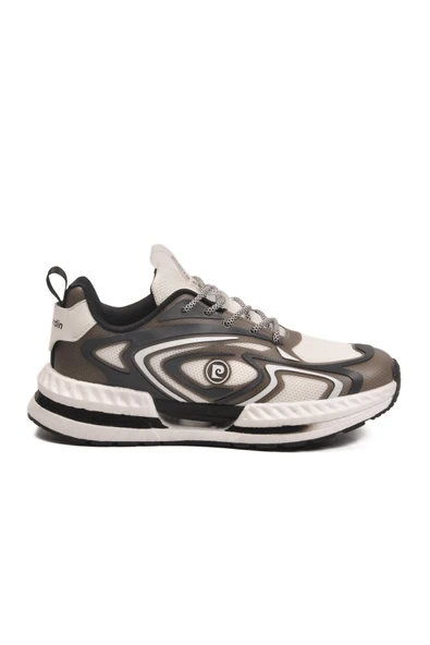 Pierre Cardin Beyaz Fileli Hafif Esnek Erkek Spor Ayakkabı PCI-11616 M - Resim 2