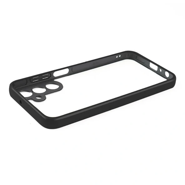 Samsung A15 Kılıf Kamera Korumalı Şeffaf Arka Yüzey New Roll Kapak - Resim 7