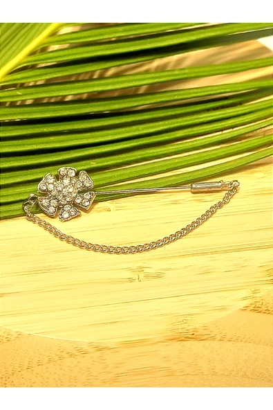 Monalisa Home Lüks Gösterişli Metal Yaka İğnesi ürün görseli 1