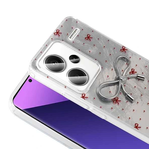 Xiaomi Redmi Note 13 Pro Plus 5G Kılıf Kamera Korumalı Figürlü Ponti Silikon Kapak - Resim 5