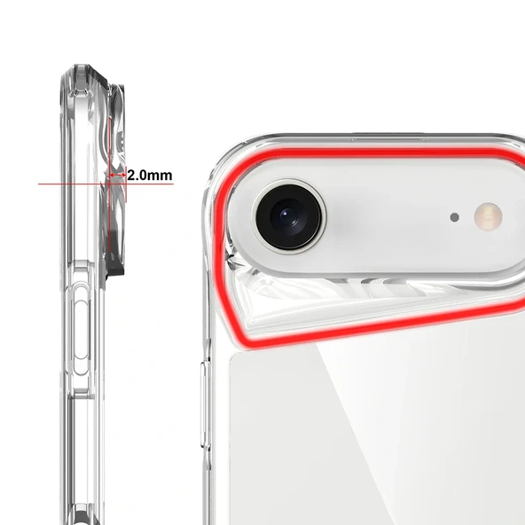 iPhone 17 Air Kılıf T-Max Kapak - Resim 4