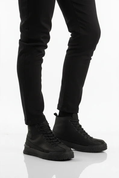 Bulldozer Siyah Nubuk Hakiki Deri Kaymaz Erkek Bot 260014 M ürün görseli