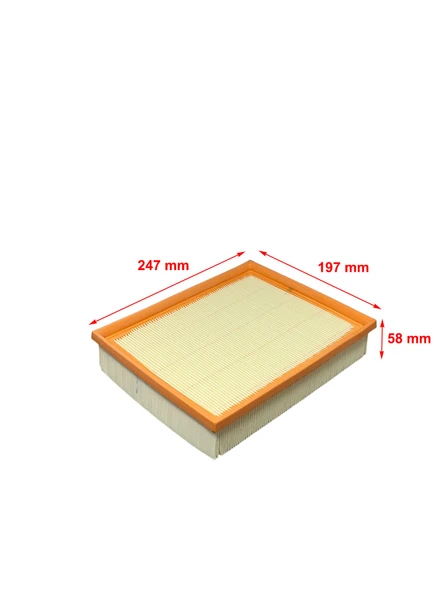 Waben Renault Latitude 1.5D 81 Kw 2010-2016 Hava Filtresi - Resim 2