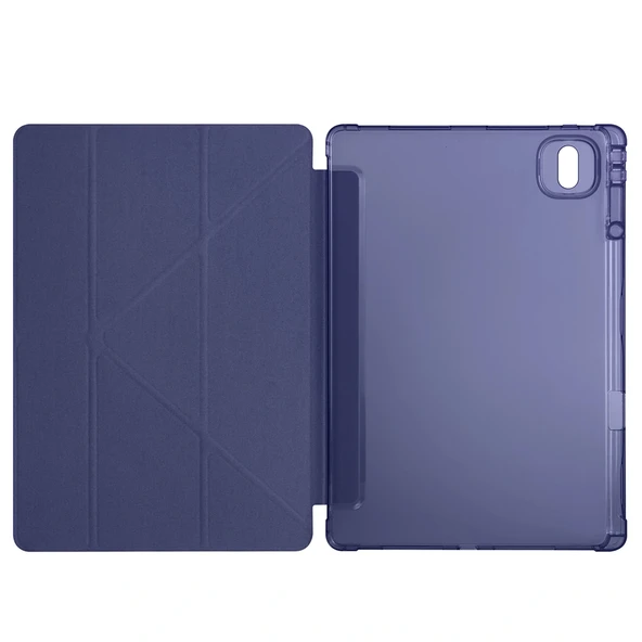 Honor MagicPad 2 Kılıf Tri Folding Kalem Bölmeli Standlı Kılıf - Resim 3