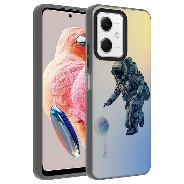 Xiaomi Redmi Note 12 4G Kılıf Desenli Dragon Sert Kapak ürün görseli