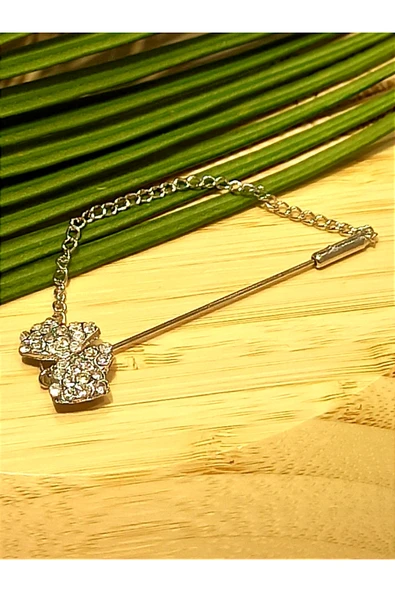 Monalisa Home Lüks Gösterişli Metal Yaka İğnesi ürün görseli 1