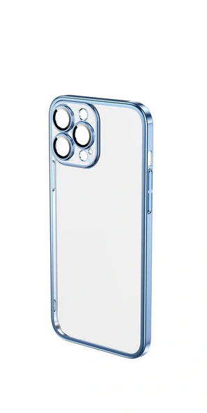 iPhone 13 Pro Kılıf Sert PC Renkli Çerçeveli Riksos Kapak - Resim 9