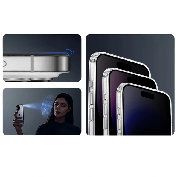 iPhone 13 2.5D Oliv Privacy Temperli Cam Ekran Koruyucu + Kolay Uygulama Aparatı - Resim 5