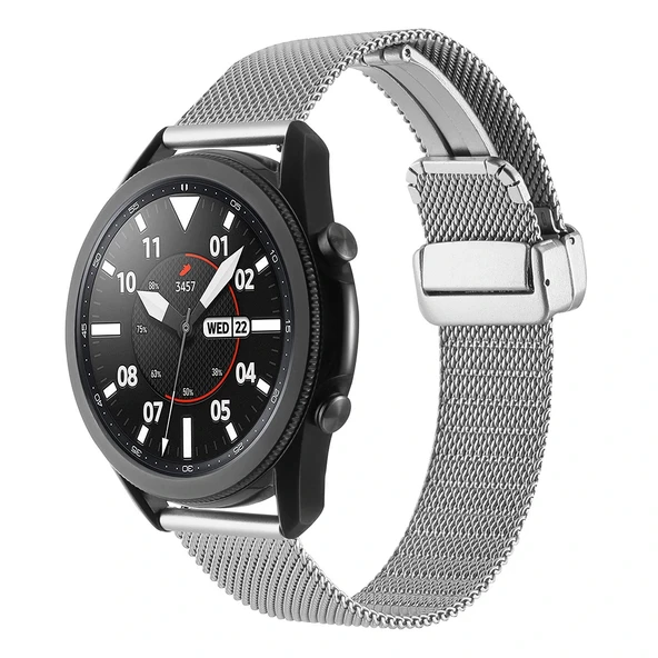 Samsung Watch 46mm Uyumlu-85 22mm Metal Kordon ürün görseli