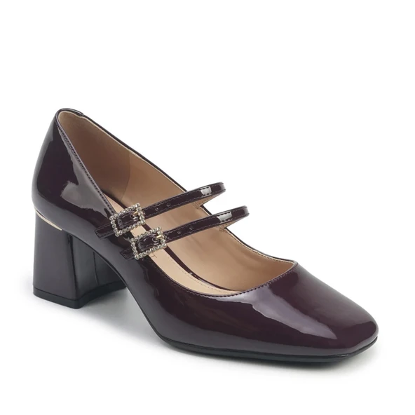 Nine West Armad 5Pr Bordo Kadın Topuklu Ayakkabı - Resim 2