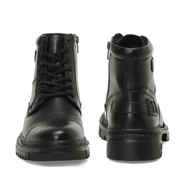 Kinetix Dıda Siyah Renk Hakiki Deri Erkek Bot - Resim 5