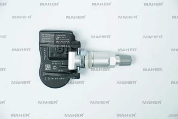 SENSÖR LASTİK BASINÇ ELANTRA 2016-2020 / KONA 2018 / I-30 2017 52933 F2000 - Resim 2