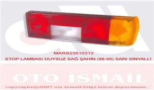 STOP LAMBASI DUYSUZ SAĞ ŞAHİN 1988-1995 SARI SİNYALLİ - Resim 2