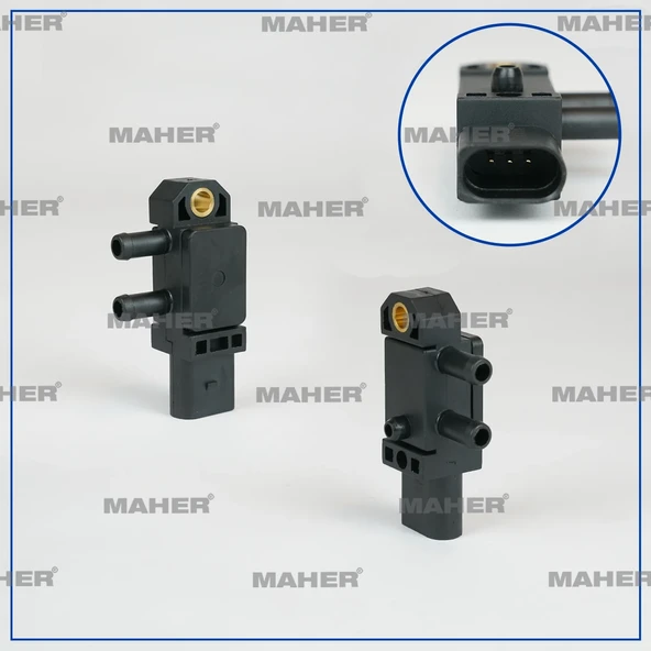 SENSÖR EGZOZ BASINÇ POLO / GOLF7 / PASSAT / A1 / İBİZA / FABİA 2013 CUSA-CUCB-CUTA-CRKA-CRKB-DCXA 1.4 TDİ-1.6 TDİ 04L906051 - Resim 2