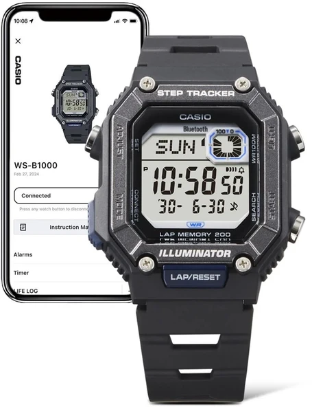 CASIO WS-B1000-1AVDF ERKEK KOL SAATİ - Resim 4