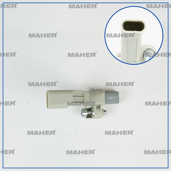 SENSÖR KRANK DEVİR GOLF7 / POLO / A3 / LEON 2013 CHZD-CJZB-CYVA-CYVB-CPVA-CMBA-CXSA-CZCA 1.0 TSİ-1.2 TSİ-1.4 TSİ 04C906433G - Resim 2