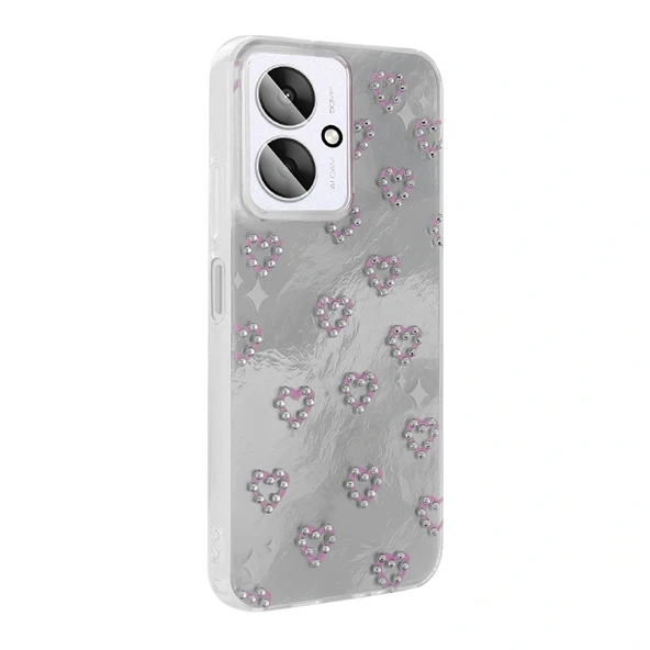 Xiaomi Poco C65 Kılıf Kamera Korumalı Figürlü Ponti Silikon Kapak - Resim 8