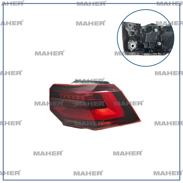 STOP LAMBASI GOLF8 2021 DIŞ SAĞ LED HIGHLINE 5H0945208A ürün görseli