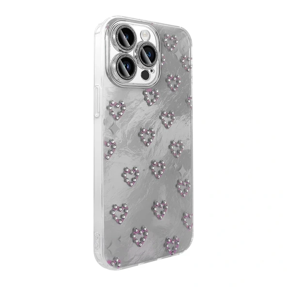 iPhone 15 Pro Max Kılıf Kamera Korumalı Figürlü Ponti Silikon Kapak - Resim 8