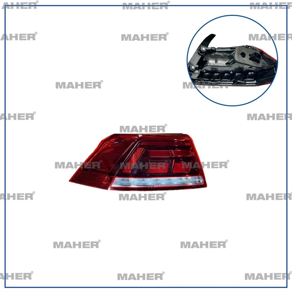STOP LAMBASI PASSAT 2020 LED DIŞ SOL 3G5945095E ürün görseli