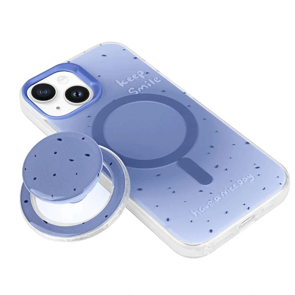 iPhone 14 Kılıf M-safe Şarj Özellikli Tak-Çıkar Pop Soketli Tiktok Kapak - Resim 7