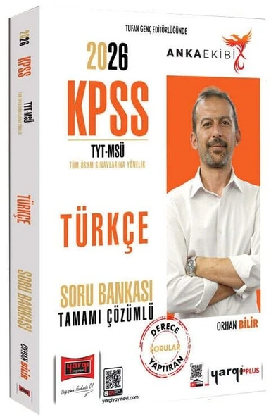 Yargı 2026 KPSS YKS TYT MSÜ Türkçe Soru Bankası Çözümlü Anka Ekibi - Orhan Bilir Yargı Yayınları ürün görseli 1