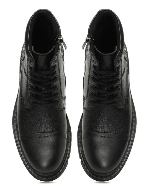 Kinetix Dıda Siyah Renk Hakiki Deri Erkek Bot - Resim 4