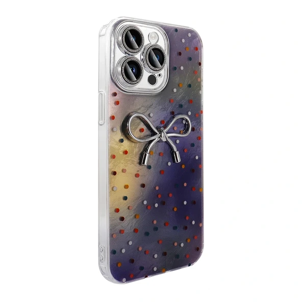 iPhone 15 Pro Max Kılıf Kamera Korumalı Figürlü Ponti Silikon Kapak - Resim 6