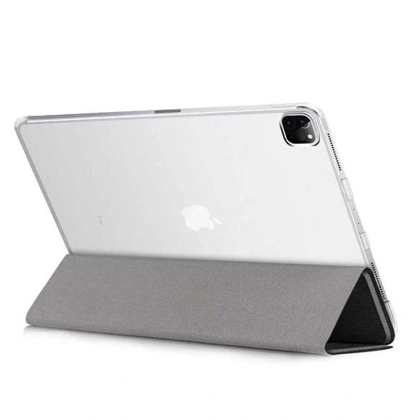 iPad Pro 12.9 2022 M2 Smart Cover Standlı 1-1 Kılıf - Resim 2