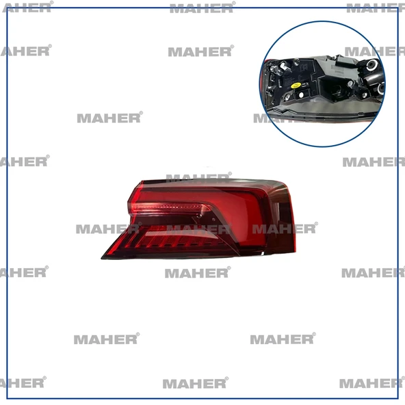 STOP LAMBASI A5 2017-2020 DIŞ SAĞ 8W6945092P ürün görseli