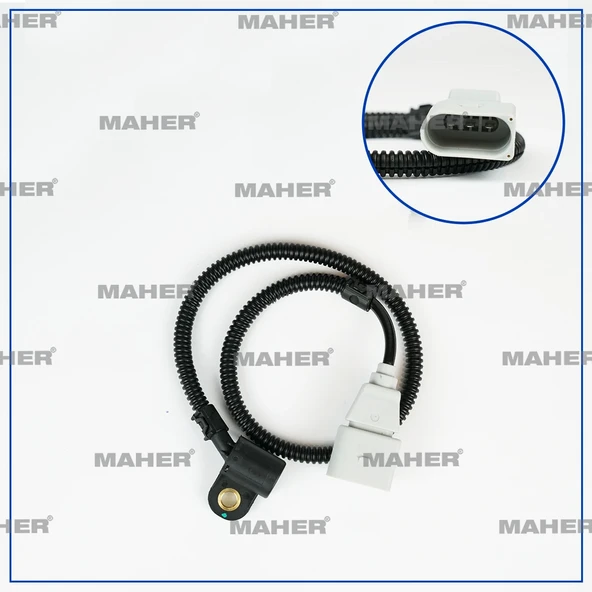 SENSÖR EKSANTRİK DEVİR POLO / TRANSPORTER T5 / GOLF4 / BORA / CRAFTER / CADDY 2001 AMF-BNM-BNV-BKC-BJK-BJM-AXB-BJB 1.4 TDİ-1.9 TDİ-2.5 TDİ 03G957147B - Resim 2