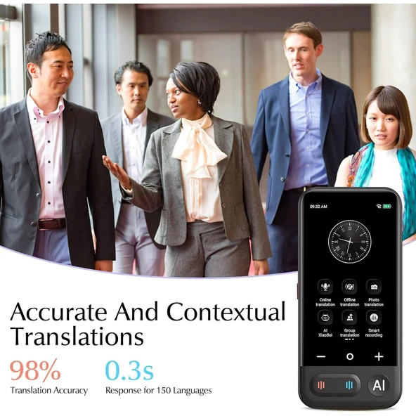 Z16 150 Çevrimiçi Çeviri 20 Çevrimdışı Metin Ses Fotoğraf Çevirisi, Her Dil İçin Yapay Zeka Çevirme - Resim 4