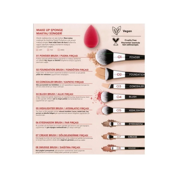 Pastel Concealer Brush - Kapatıcı Fırçası 03 - 3