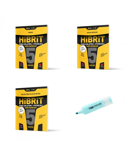 5.Sınıf HİBRİT Türkçe Sosyal Ve Din Konu Anlatımlı Etkinlikli SB (Yeni Müfredat) ürün görseli 1