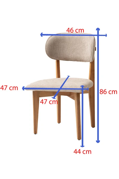 Rüya Sabit Masa Ahşap Ayak 4 Adet Ahşap Nergis Sandalye 1 Ahşap Bench - 7