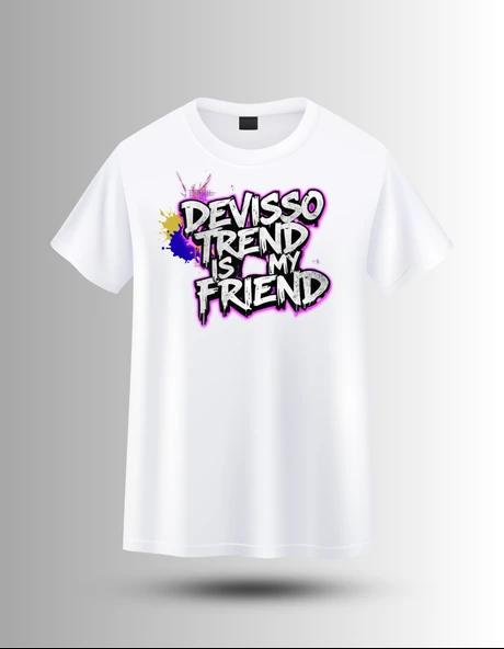 DEVISSO TRADERS DEVISSO Trend - Traders, Borsaci Kadın Beyaz T-Shirt - 3