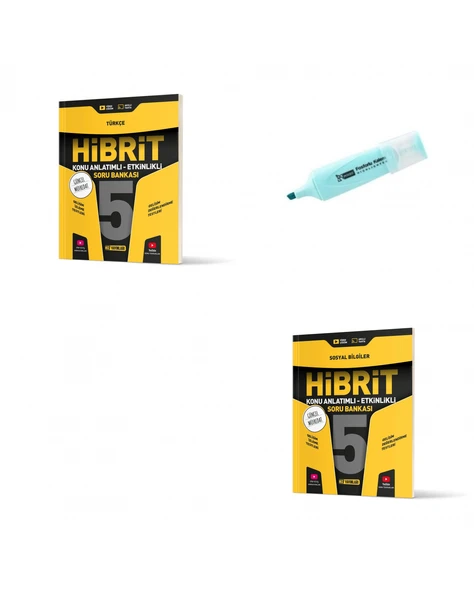 5.Sınıf HİBRİT Türkçe Ve Sosyal Konu Anlatımlı Etkinlikli SB (Yeni Müfredat) ürün görseli 1