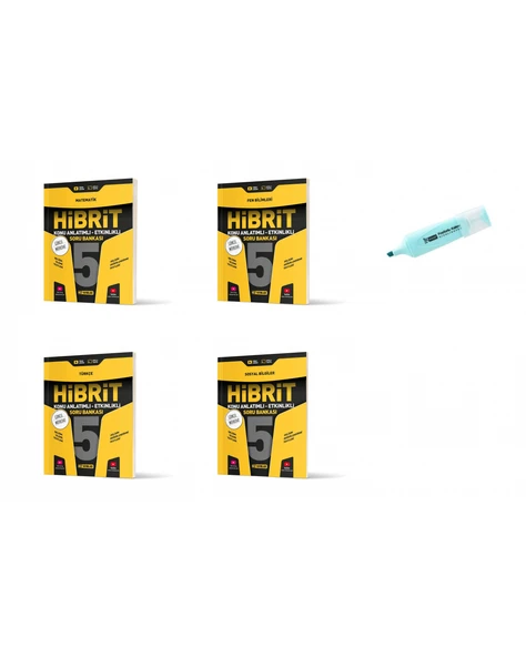 5.Sınıf HİBRİT Mat Fen Türkçe Ve Sosyal Konu Anlatımlı Etkinlikli SB (Yeni Müfredat) ürün görseli 1