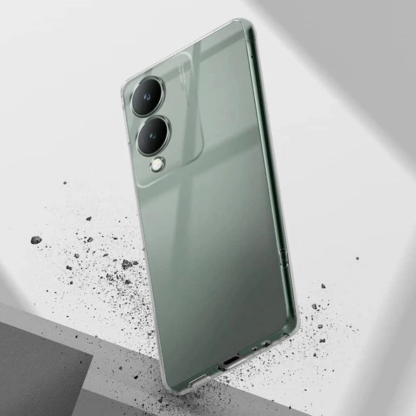 Vivo Y17S Kılıf Süper Silikon Kapak - Resim 2