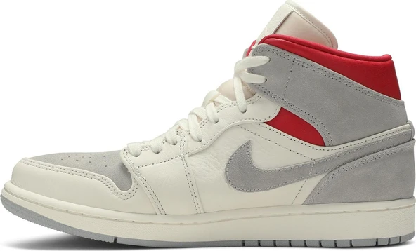 Nike Jordan 1 Mid Sneakersnstuff 20th Anniversary CT3443-100 Sneaker Spor Ayakkabı - Resim 2