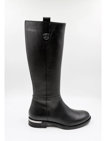 VENÜS 2553201K DÜZ TOPUK KAYMAZ HAFİF DERİ KADIN ÇİZME - Resim 4